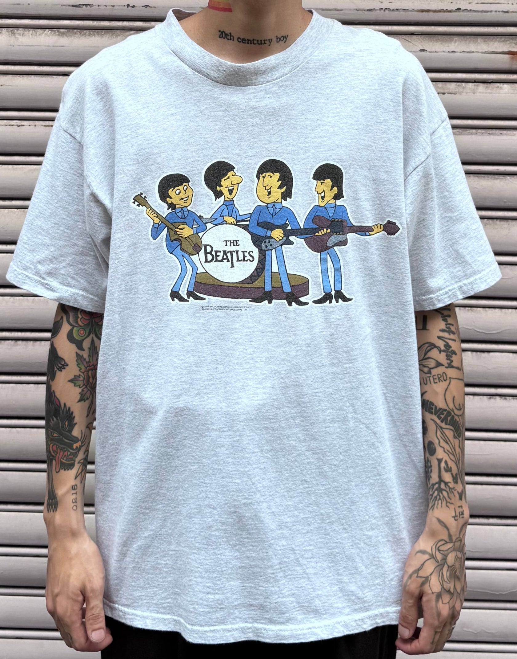 90’s The Beatles「 Animated Cartoon 」バンドTシャツ