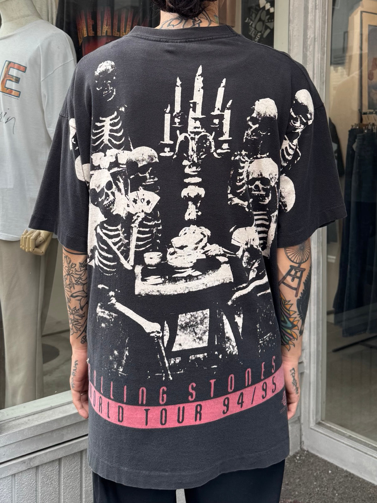 90's ROLLING STONES「SKELETON PARTY」バンドTシャツ