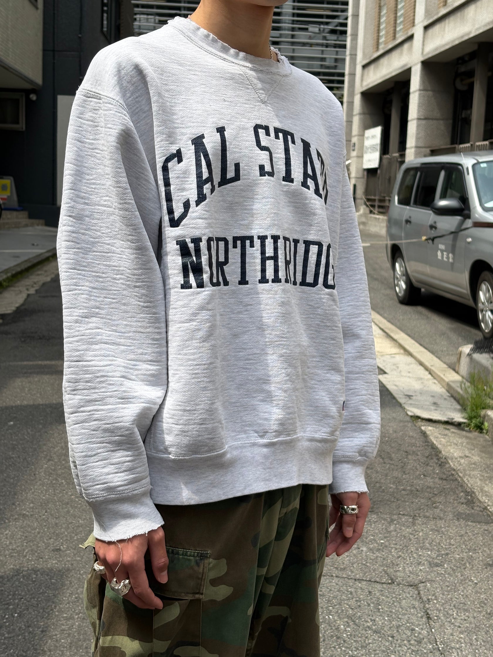 90's RUSSELL PRO Cotton” CAL STATE NORTHRIDGE”USA製 スウェット