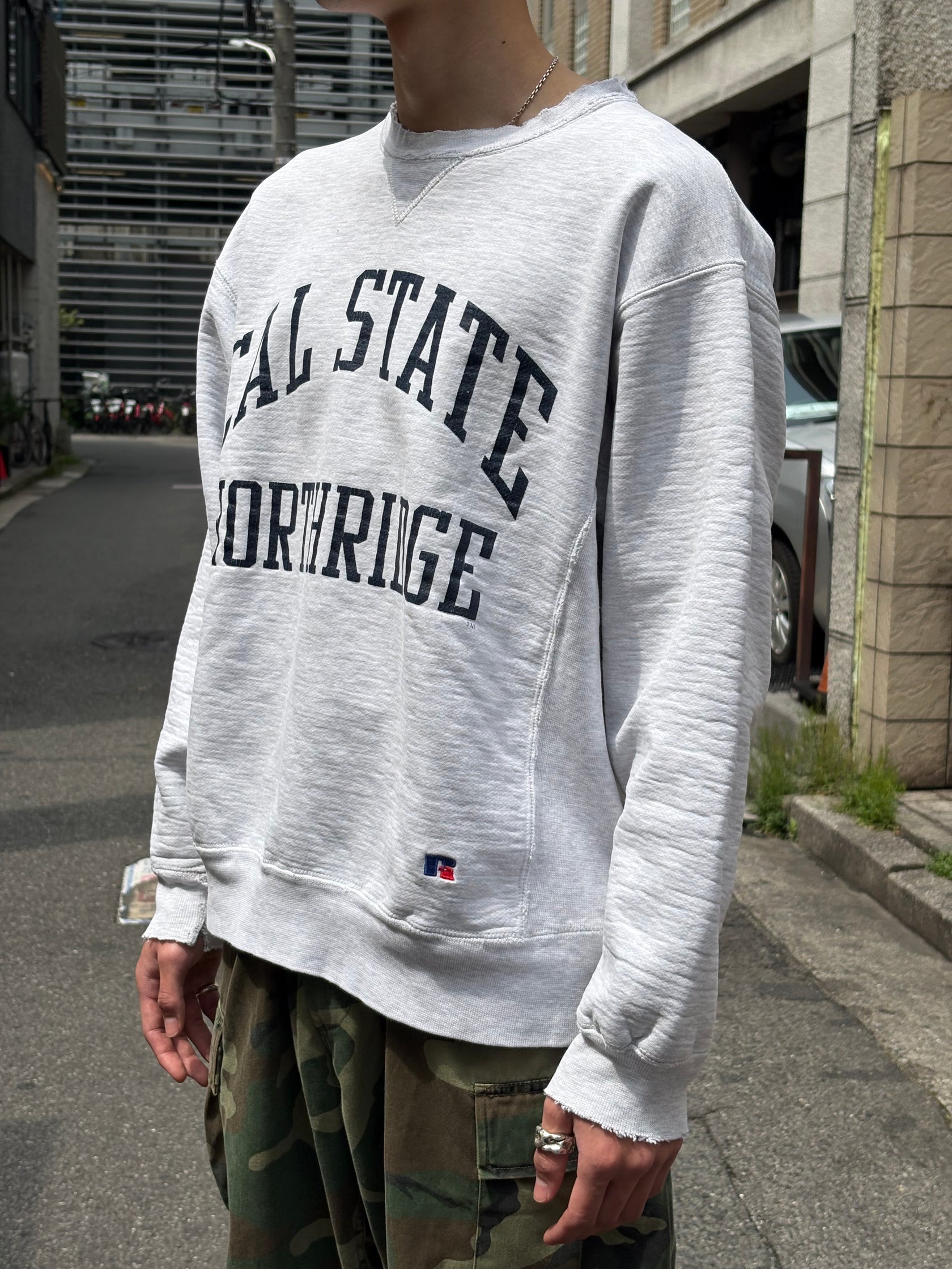 90's RUSSELL PRO Cotton” CAL STATE NORTHRIDGE”USA製 スウェット