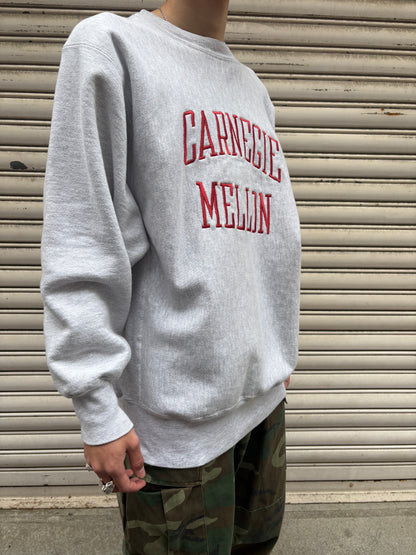 90's Champion REVERS WEAVE "CARNEGIE MELLON" スウェット