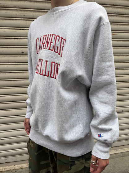 90's Champion REVERS WEAVE "CARNEGIE MELLON" スウェット