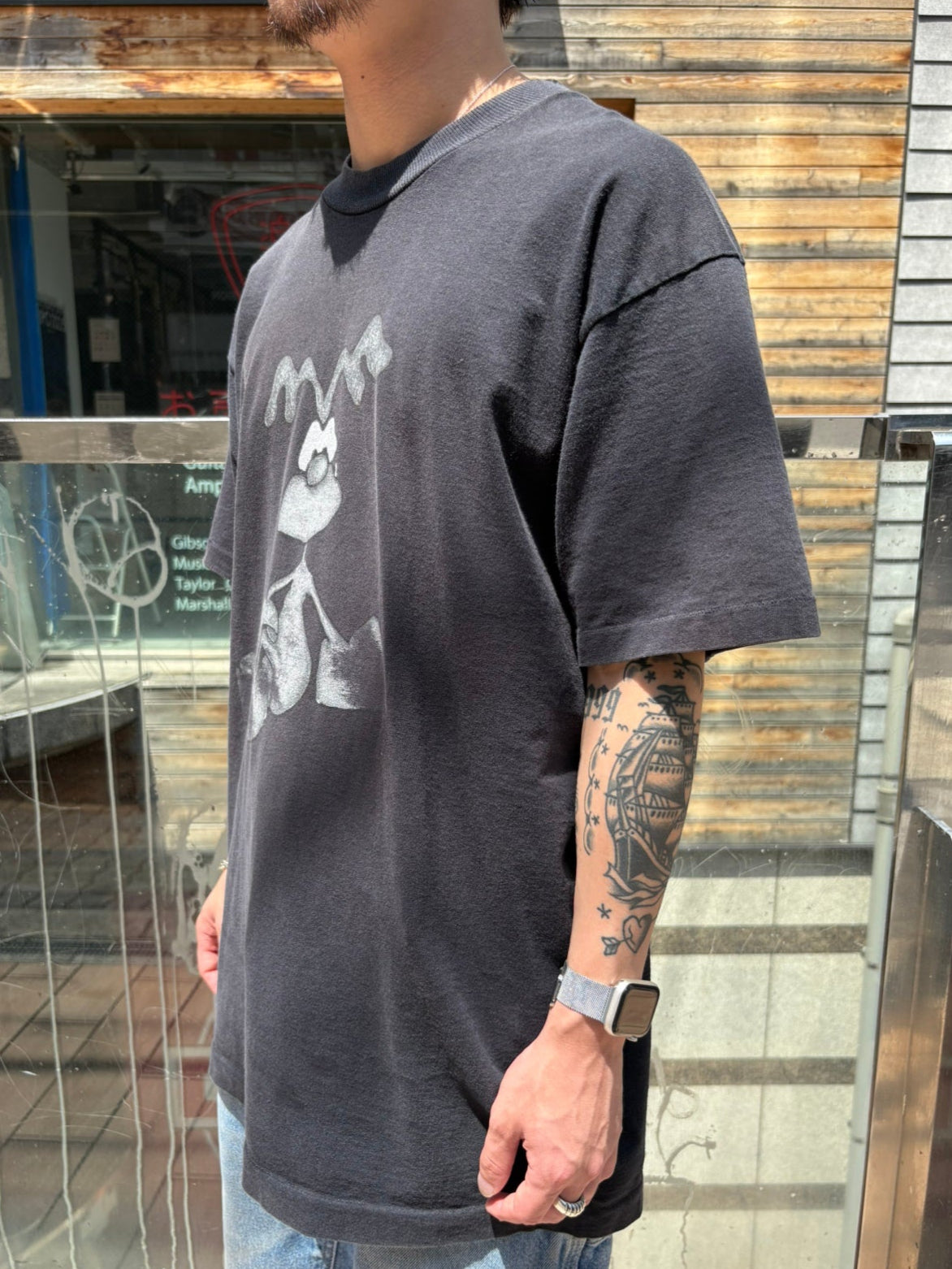 90's~00's「BIG MOOSE DESIGN」キャラクターTシャツ