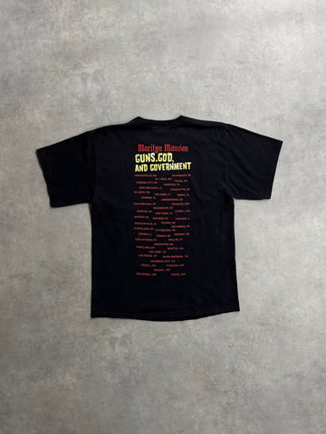 00's MARILN MANSON「GUNS,GOD,AND GOVERNMENT」バンドTシャツ