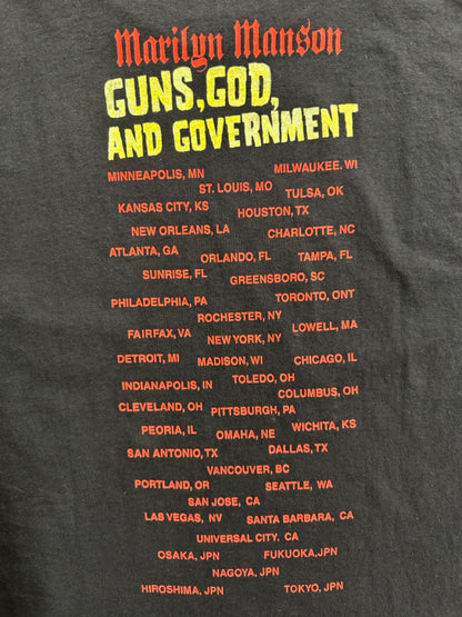 00's MARILN MANSON「GUNS,GOD,AND GOVERNMENT」バンドTシャツ
