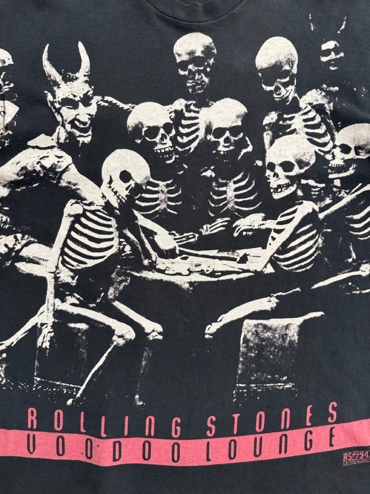 90's ROLLING STONES「SKELETON PARTY」バンドTシャツ