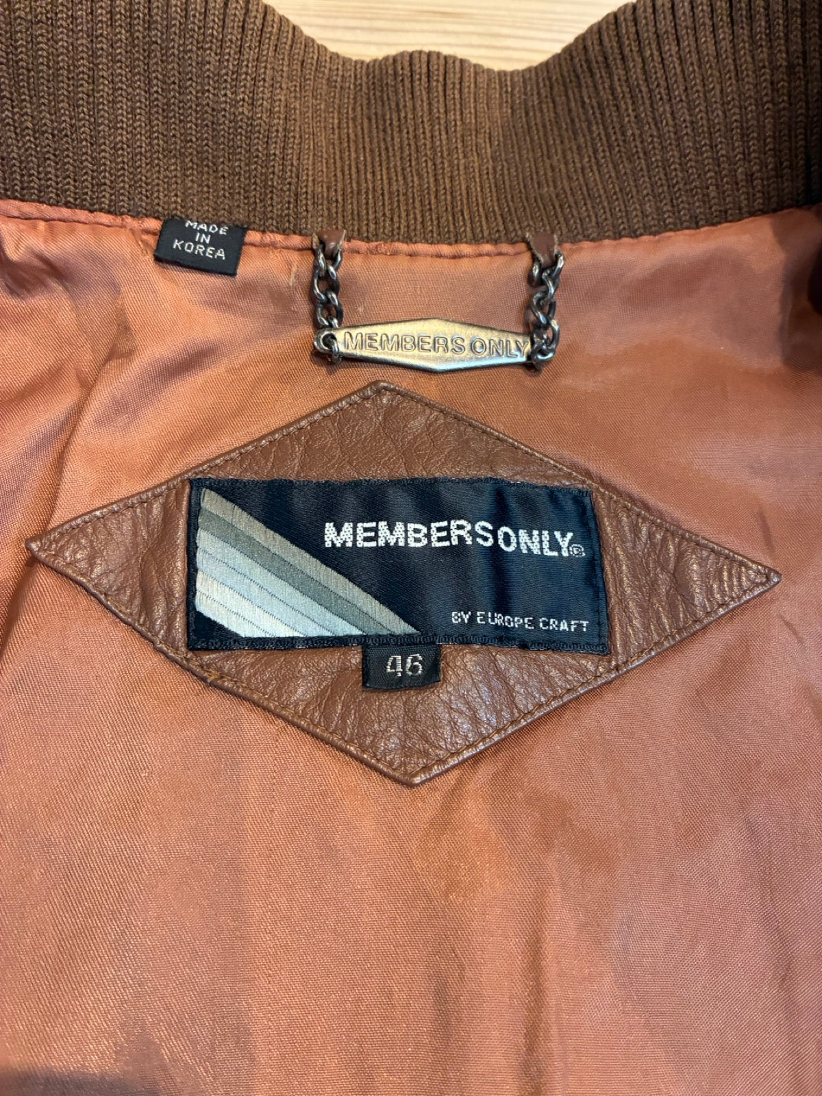 80's MEMBERS ONLY レザージャケット