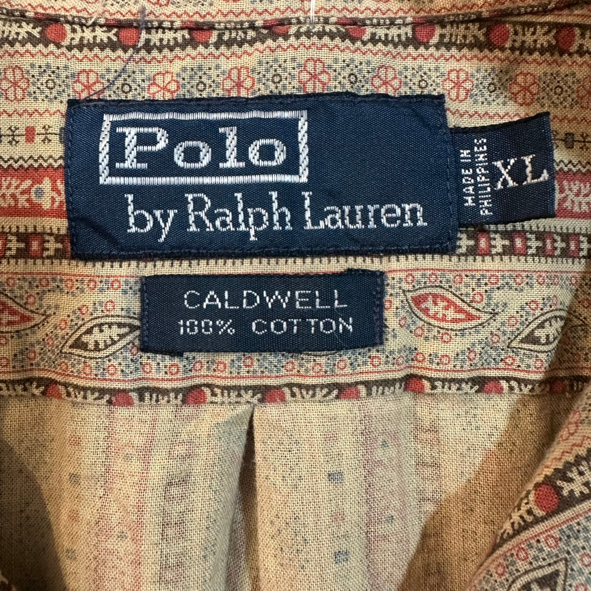 90's RALPH LAUREN 「CALDWELL」オープンカラーシャツ