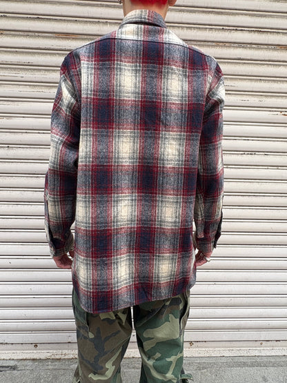 70's Woolrich wool shirt USA製