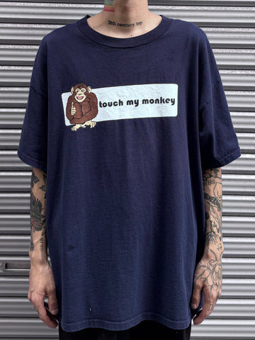 00's「touch my monkey」メッセージTシャツ