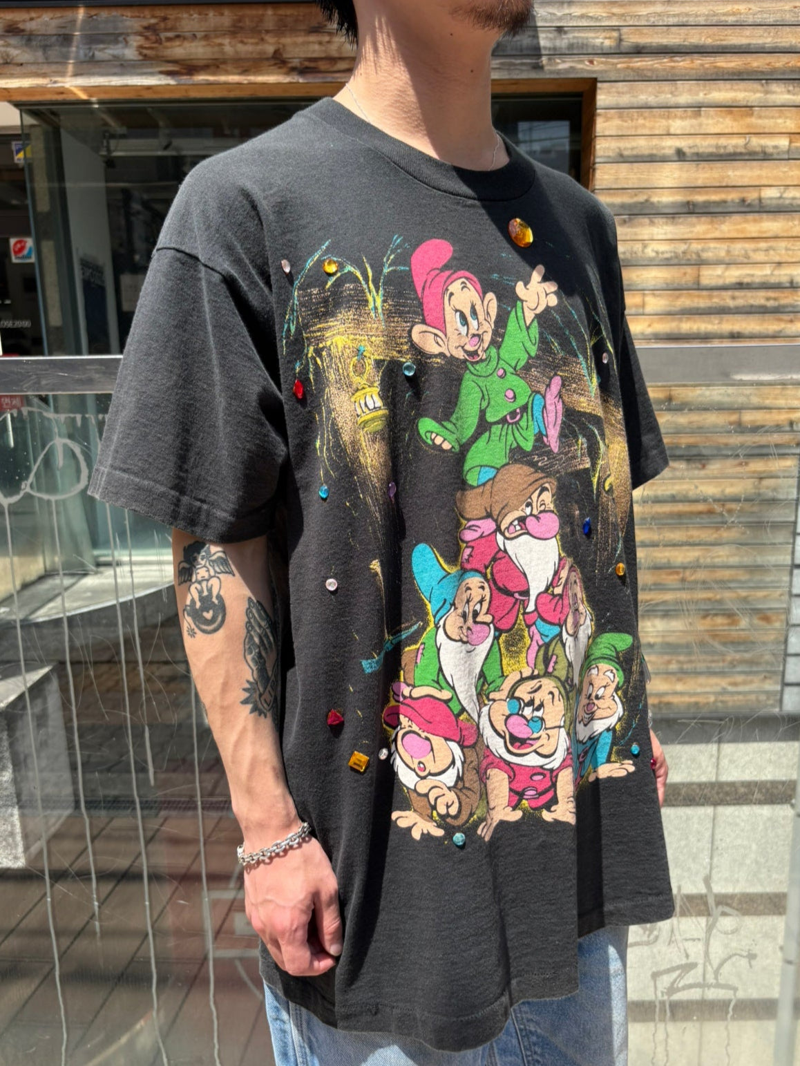 90's DISNEY「白雪姫と七人のこびと」キャラクターTシャツ