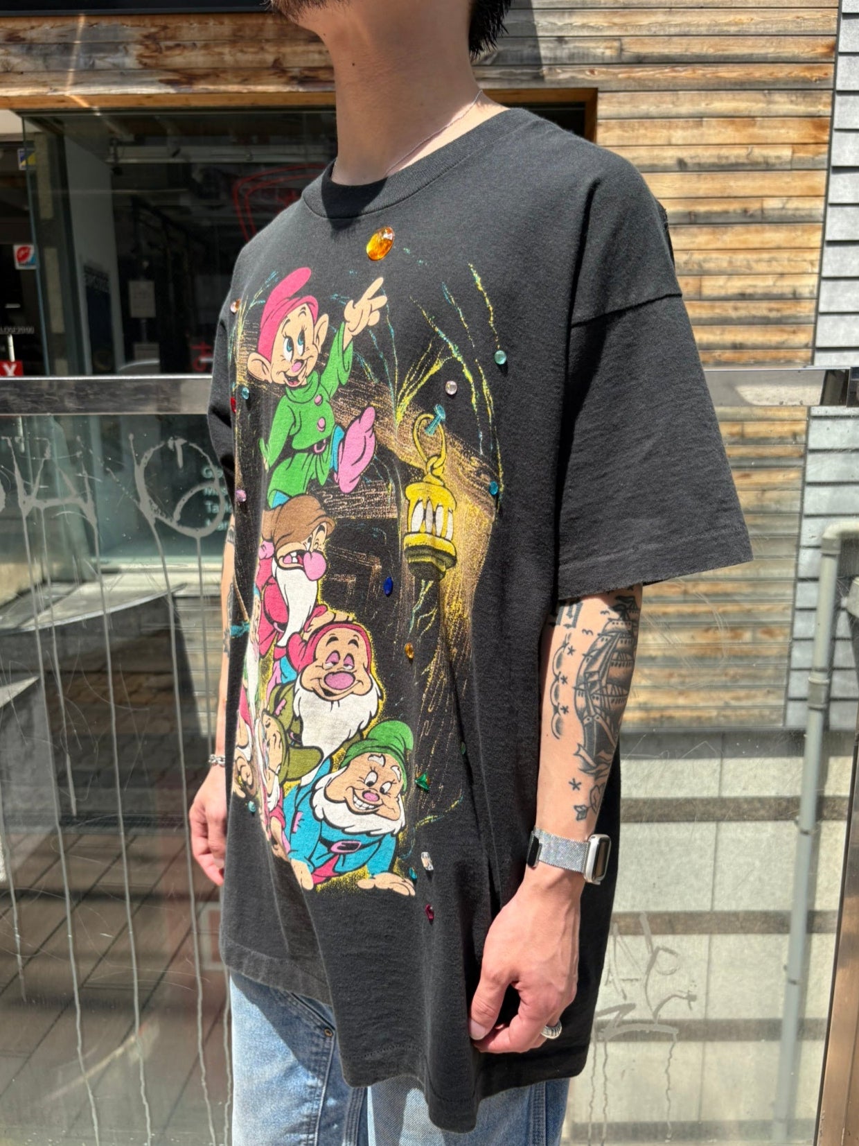 90's DISNEY「白雪姫と七人のこびと」キャラクターTシャツ