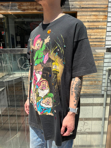 90's DISNEY「白雪姫と七人のこびと」キャラクターTシャツ