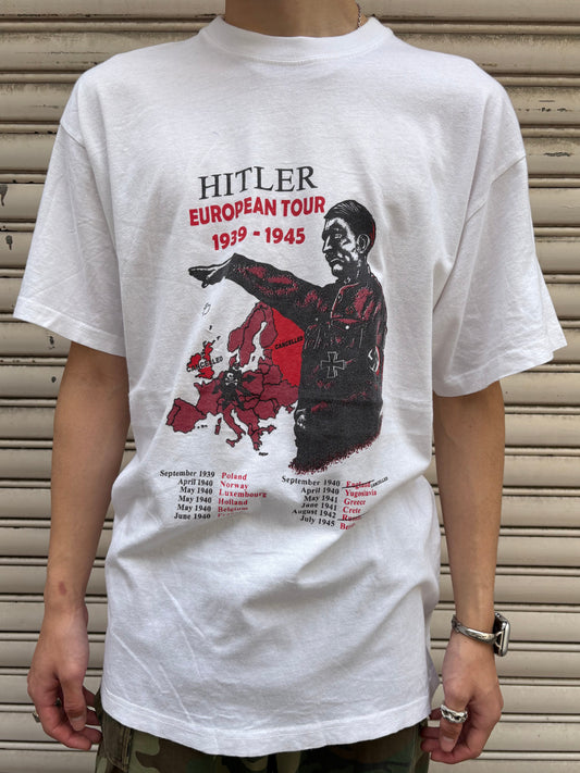 70's HITLER (ヒトラー) EUROPESN TOUR プリントTshirt