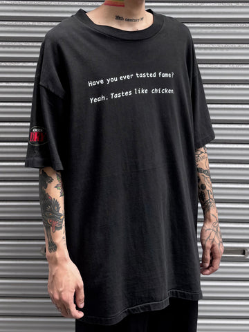 90's MOLSON DRY「Have you ever tasted fame？」メッセージTシャツ