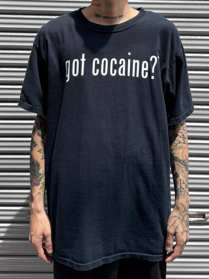00's「got cocaine?」Tシャツ