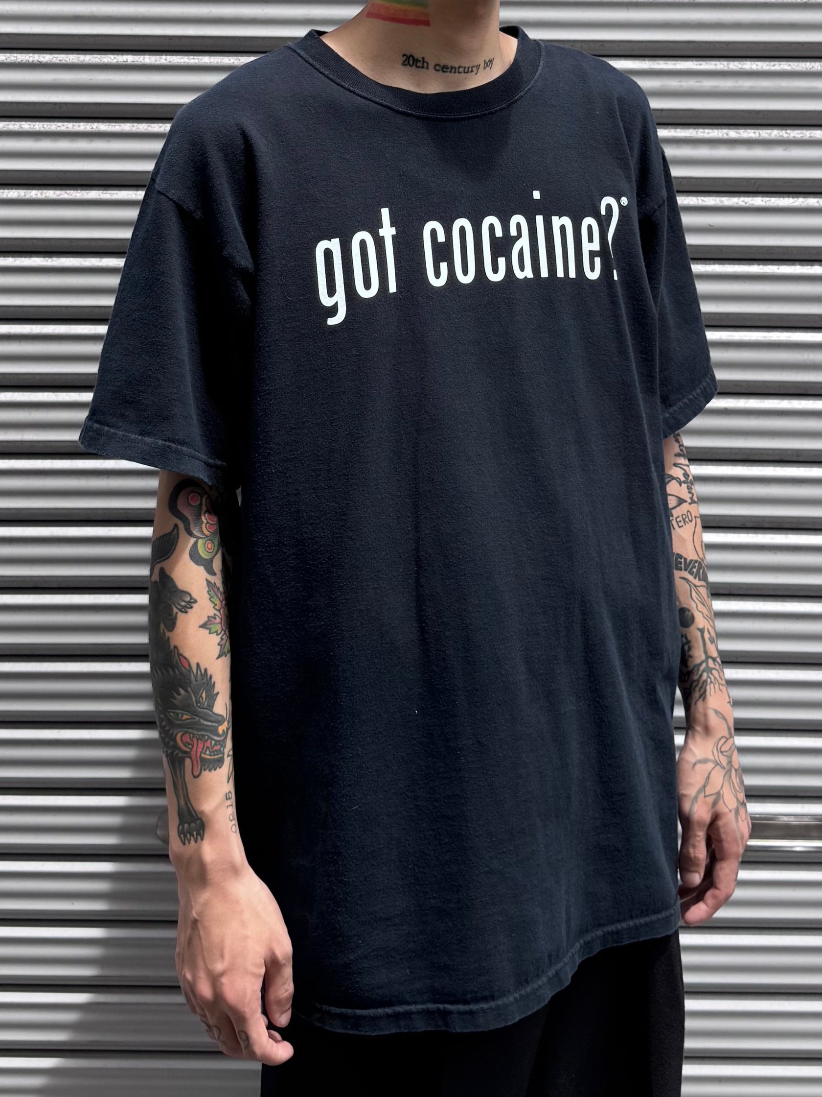 00's「got cocaine?」Tシャツ