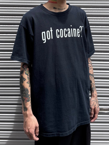 00's「got cocaine?」Tシャツ