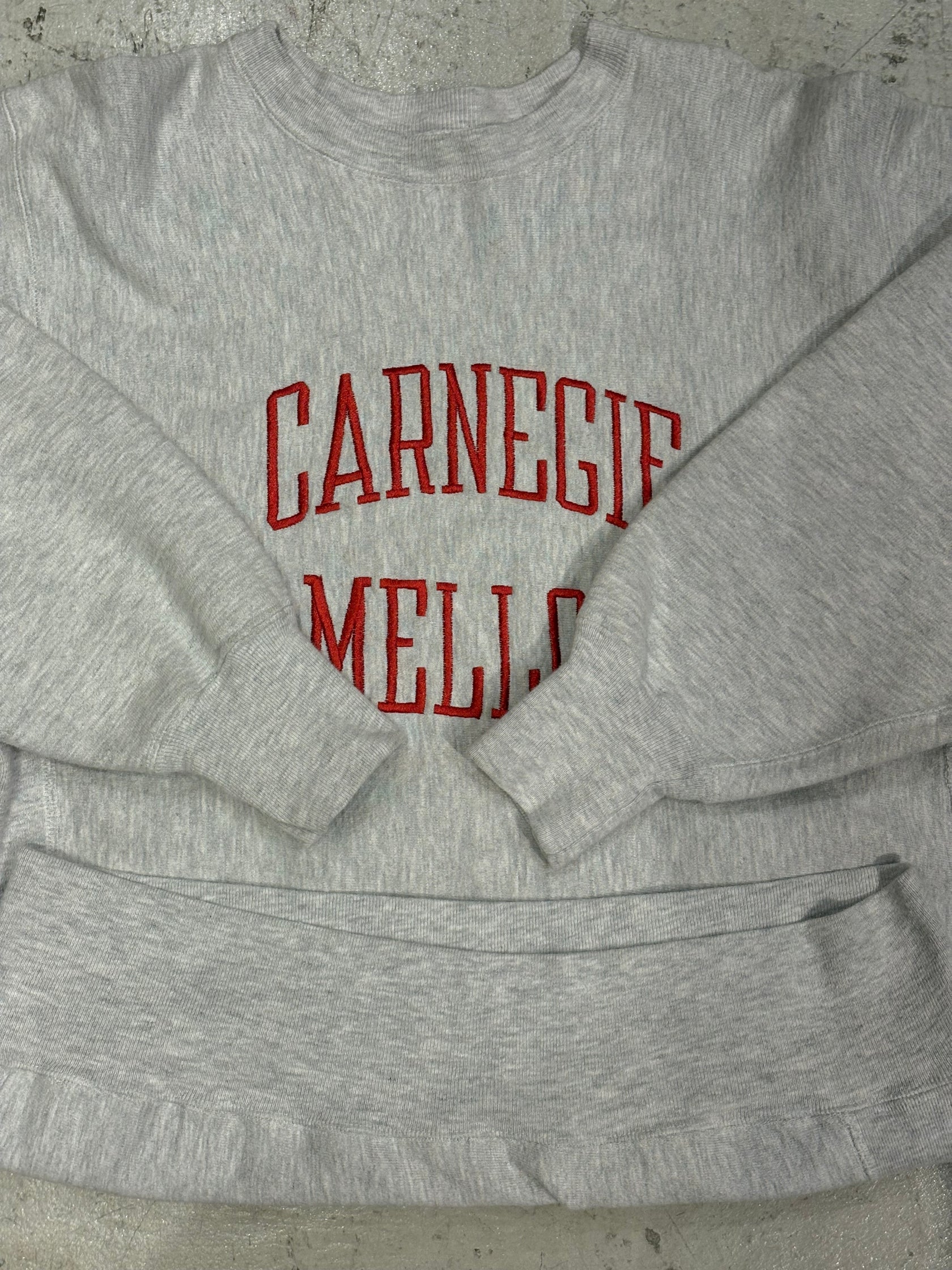 90's Champion REVERS WEAVE "CARNEGIE MELLON" スウェット