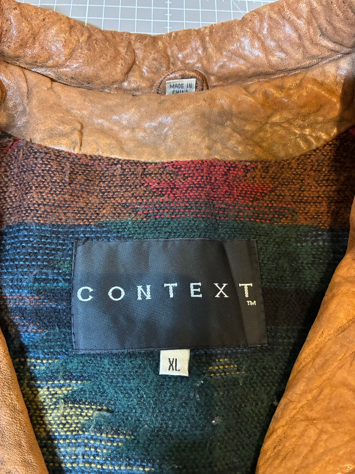 90's CONTEXT レザージャケット