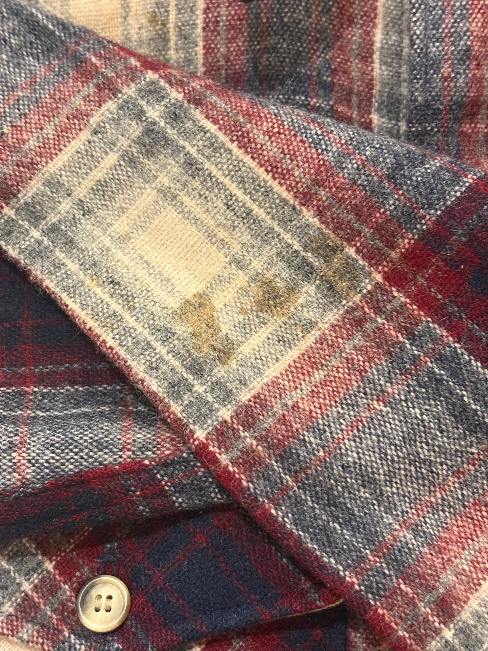 70's Woolrich wool shirt USA製