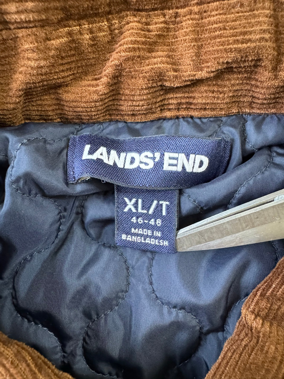 00's LANDS'END キルティングジャケット