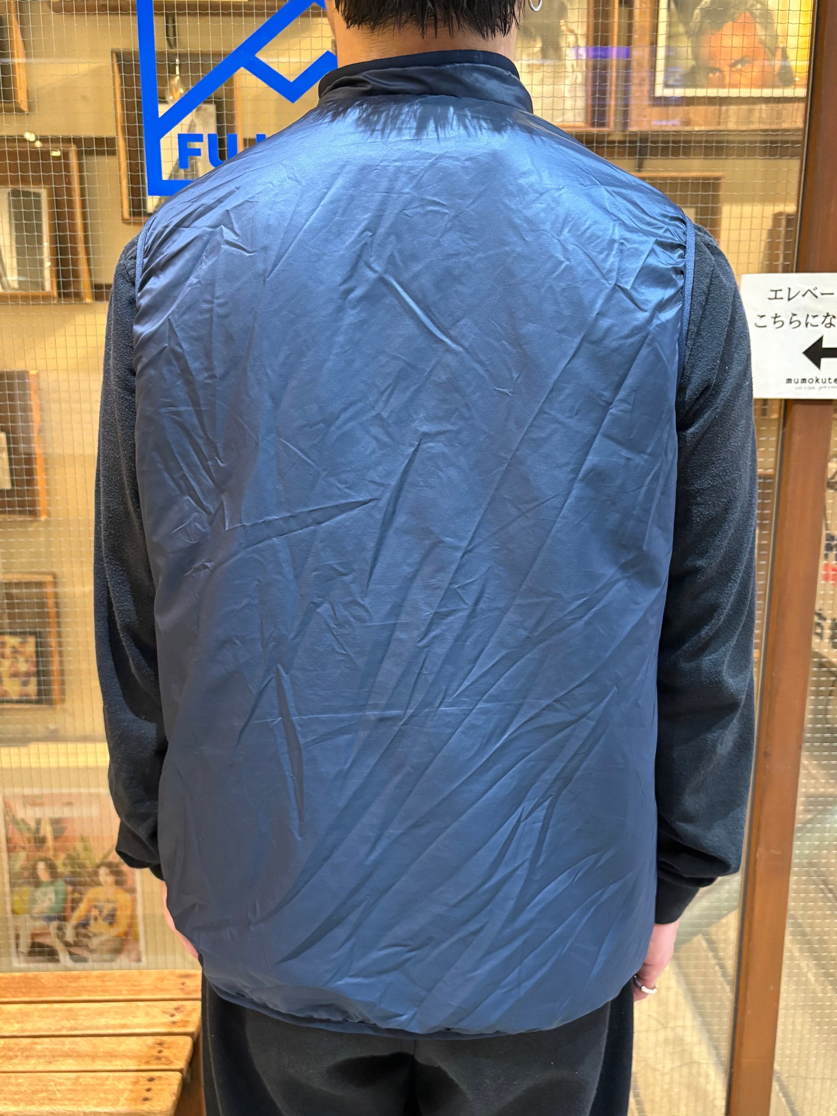 00's PATAGONIA「Woolly Fleece Reversible Best」フリースナイロンベスト