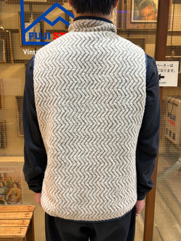 00's PATAGONIA「Woolly Fleece Reversible Best」フリースナイロンベスト