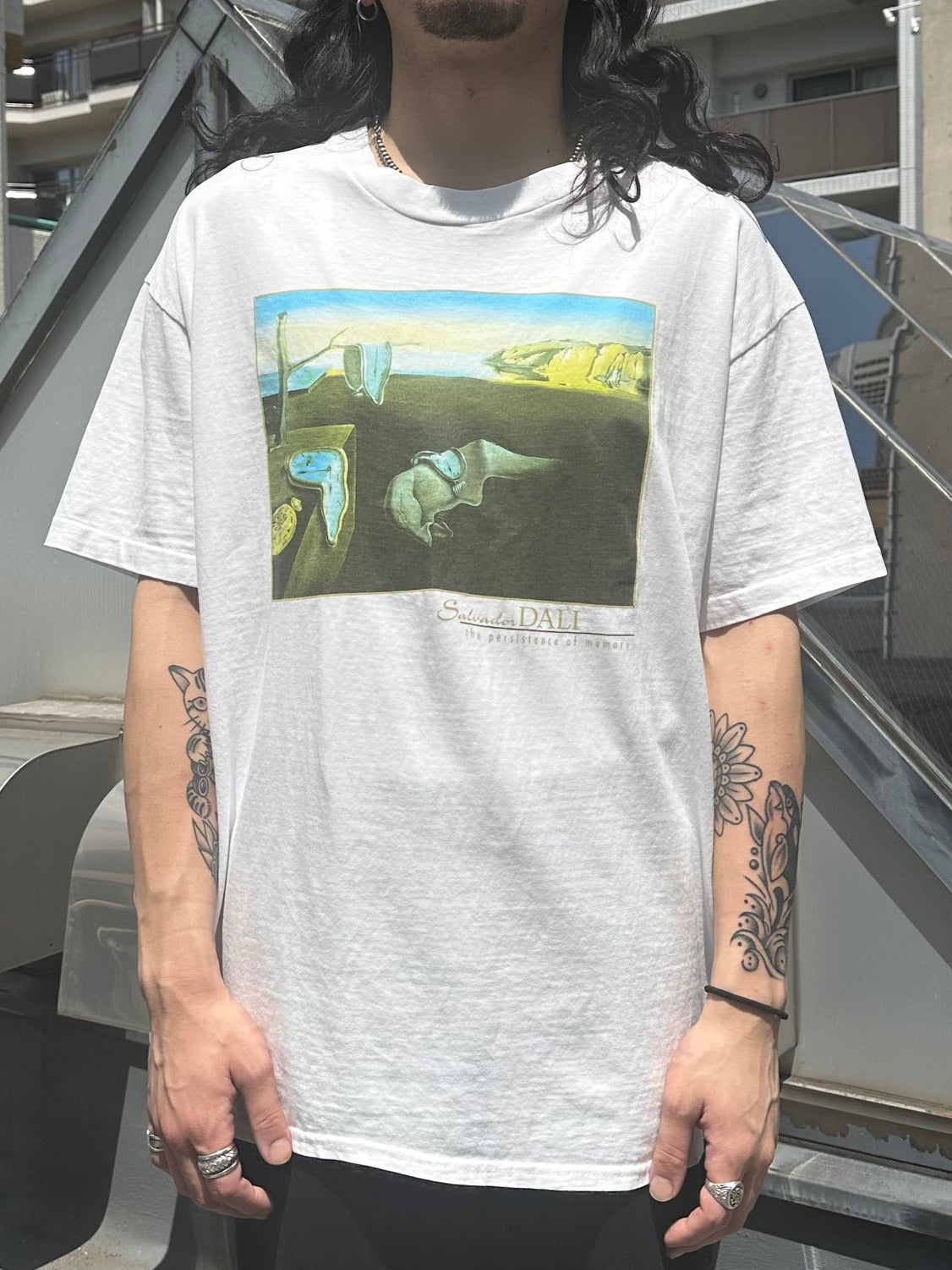 90's　SALVADOR DALI 「The Persistence of Memory」アートTシャツ