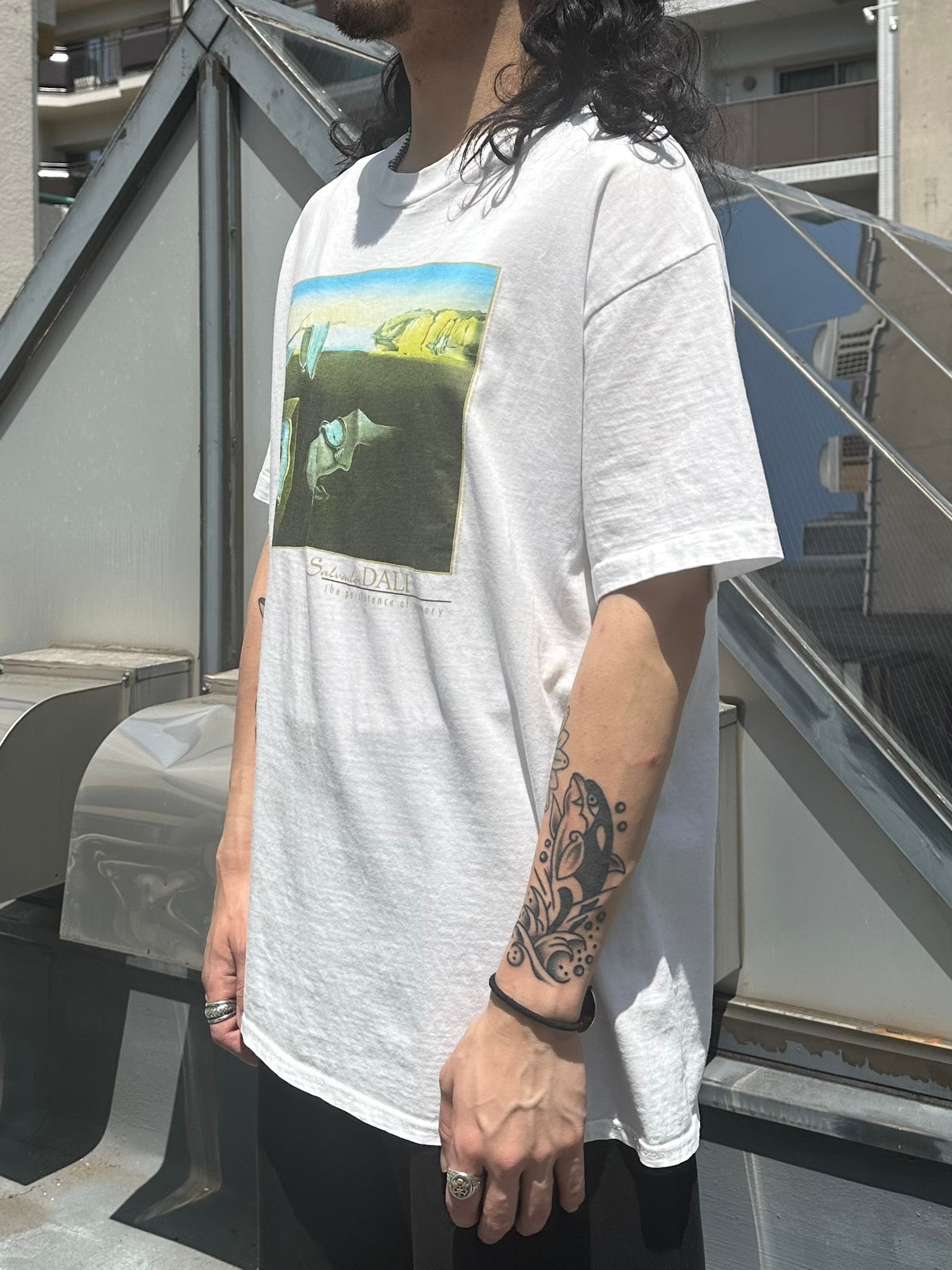 90's　SALVADOR DALI 「The Persistence of Memory」アートTシャツ