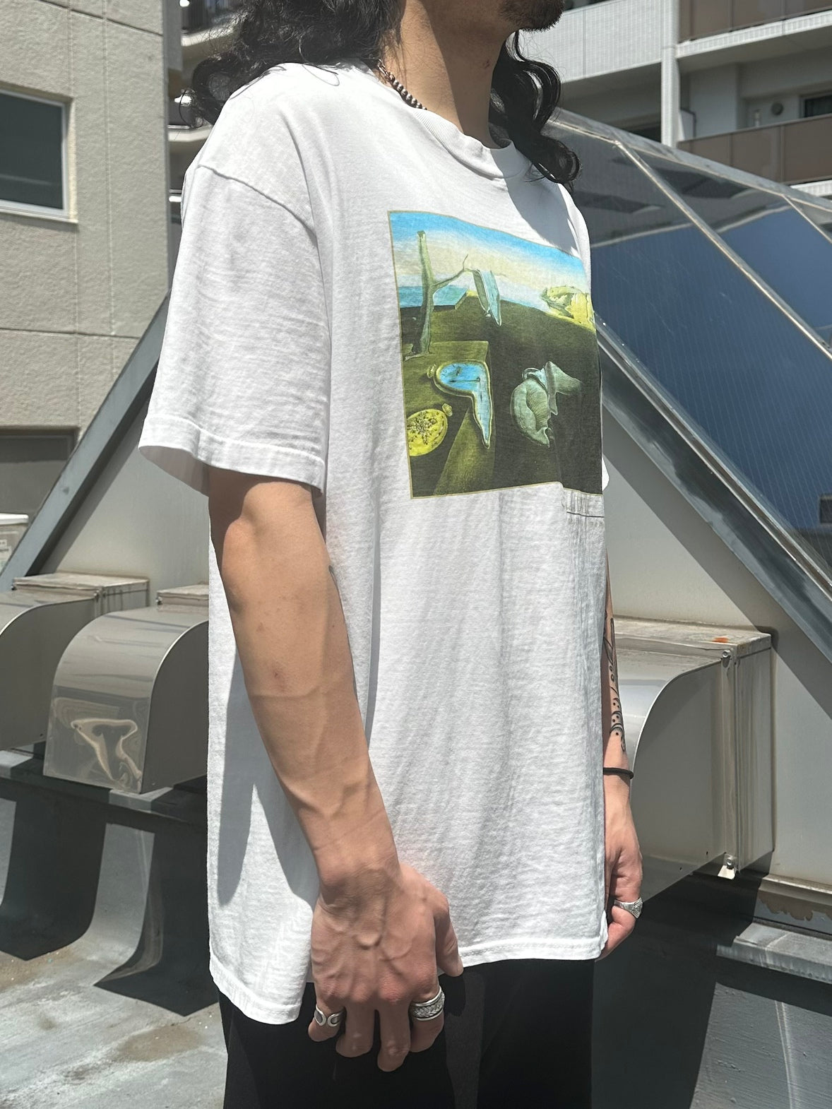 90's　SALVADOR DALI 「The Persistence of Memory」アートTシャツ