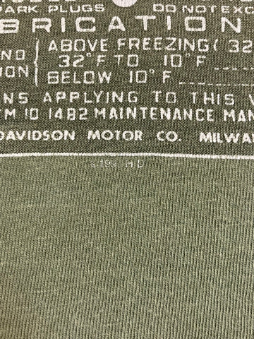 00's HARLEY-DAVIDSON「WLA-45 Motorcycle」USA製 ハーレーTシャツ