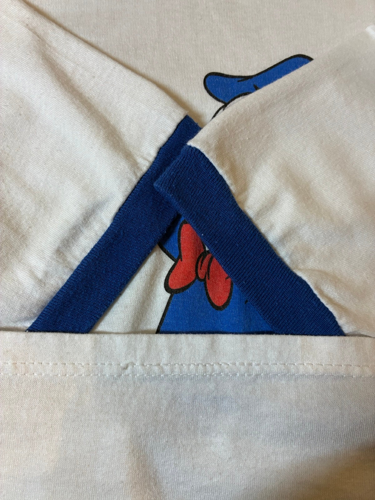 80's Disney「Donald Duck」USA製 キャラクターTシャツ