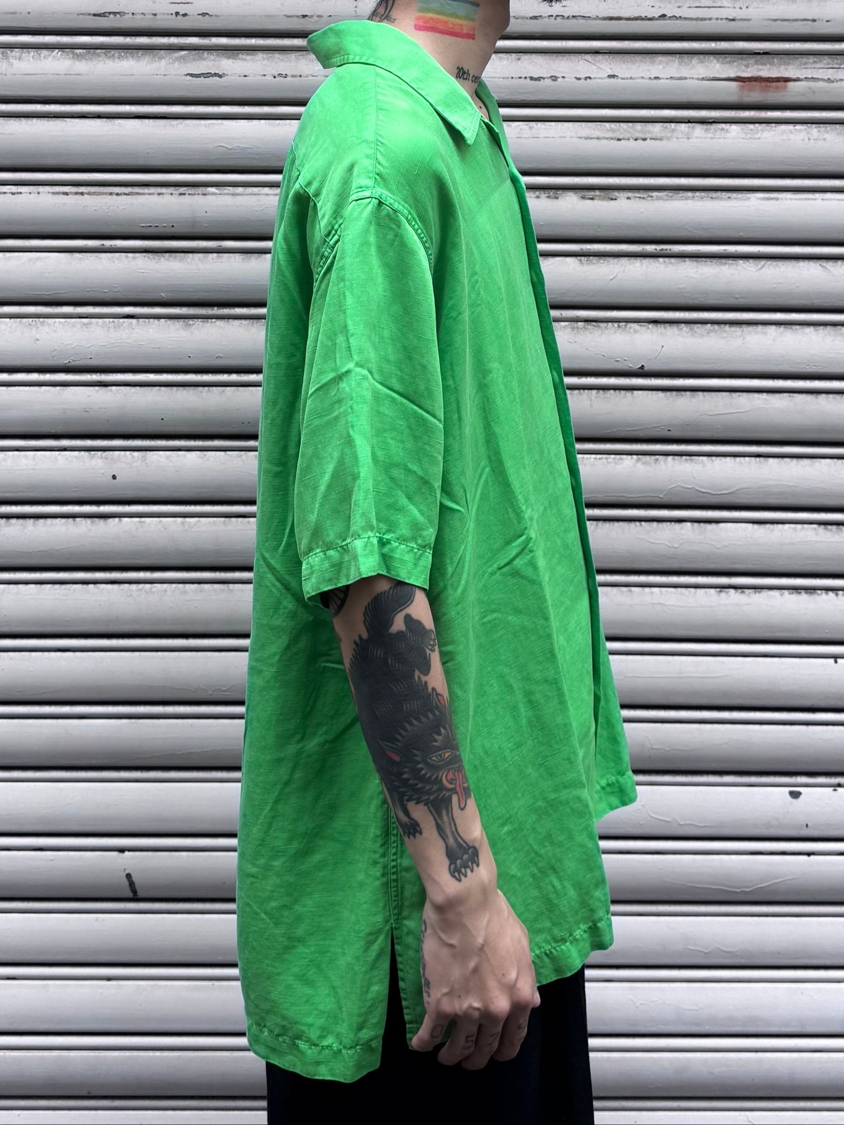 90's Ralph Lauren オープンカラーシャツ