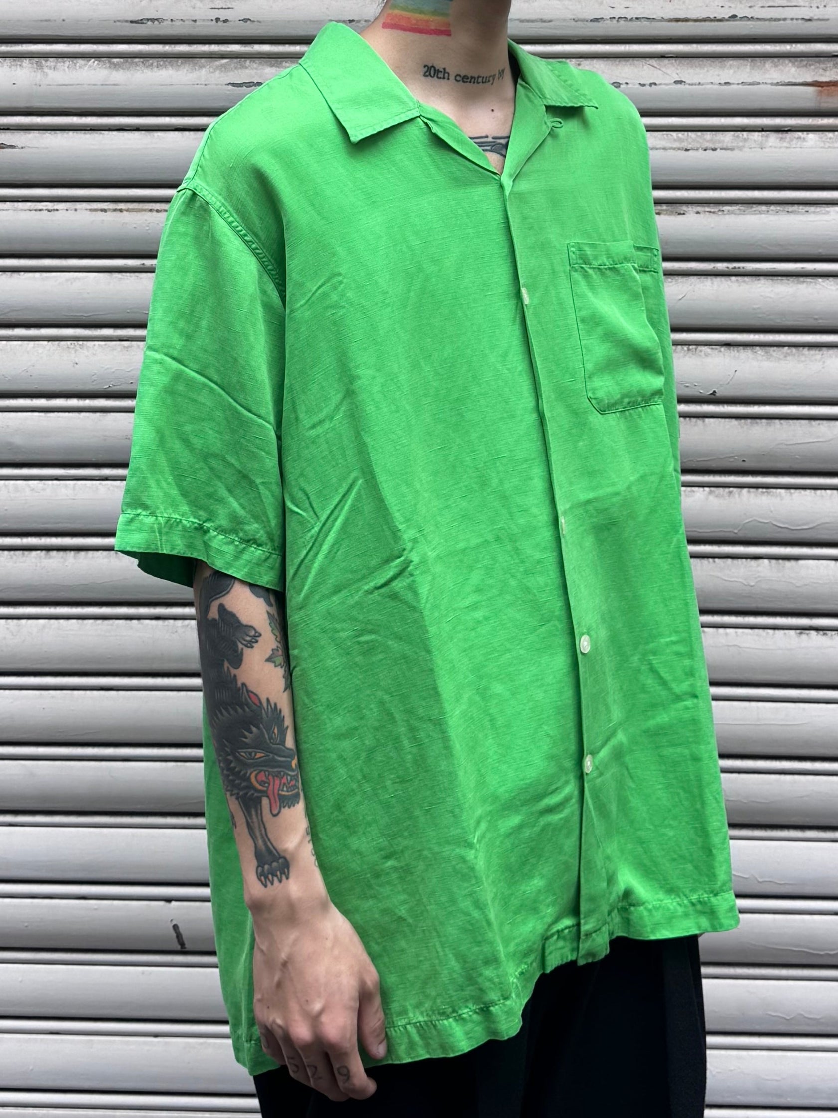 90's Ralph Lauren オープンカラーシャツ