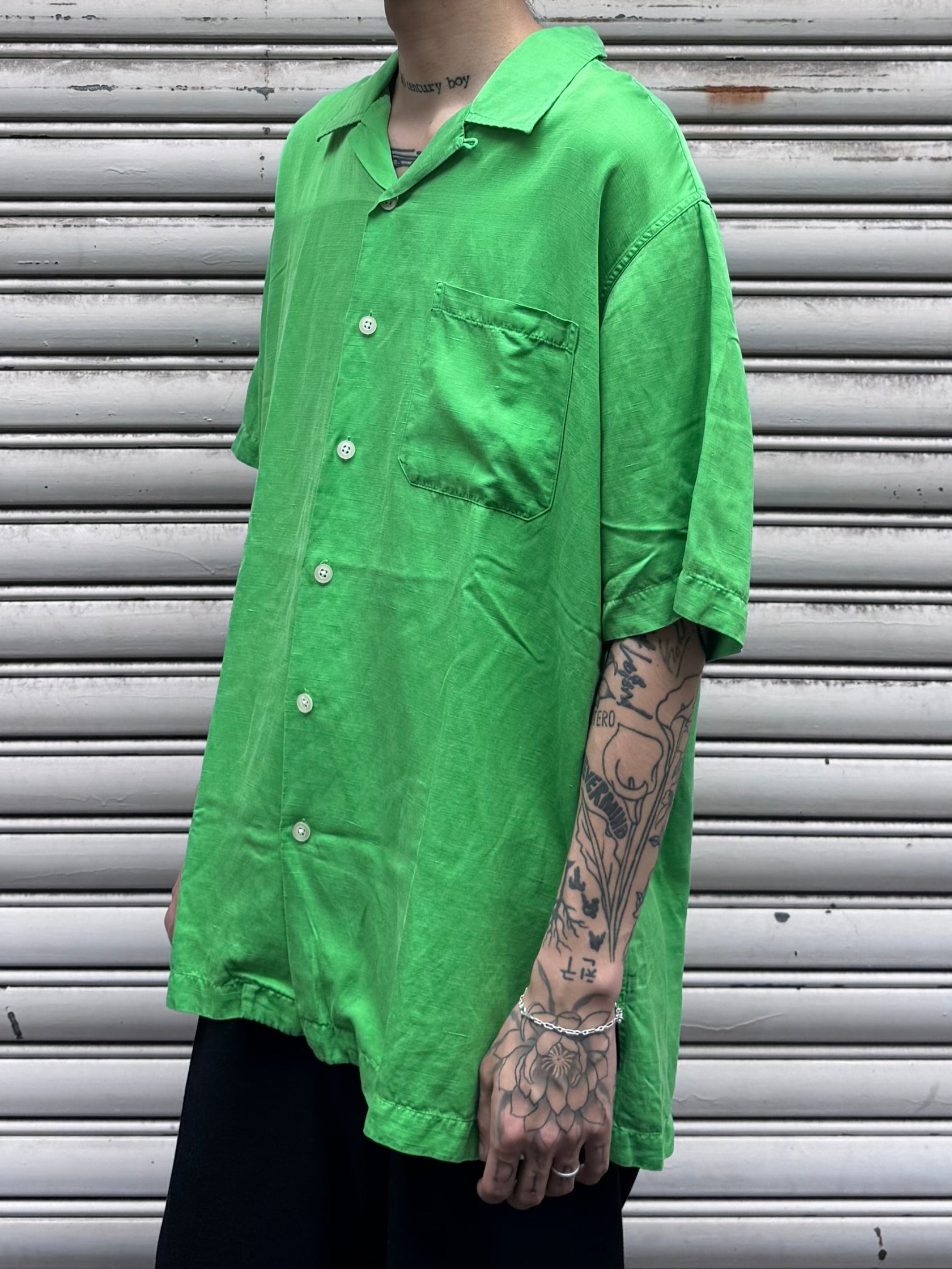 90's Ralph Lauren オープンカラーシャツ