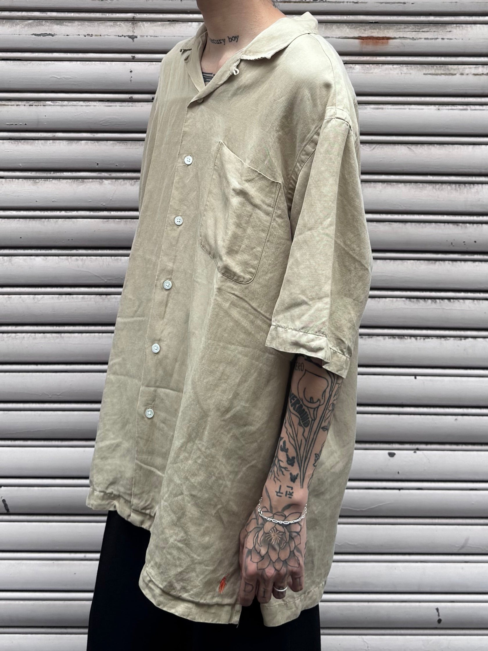 90's Ralph Lauren オープンカラーシャツ