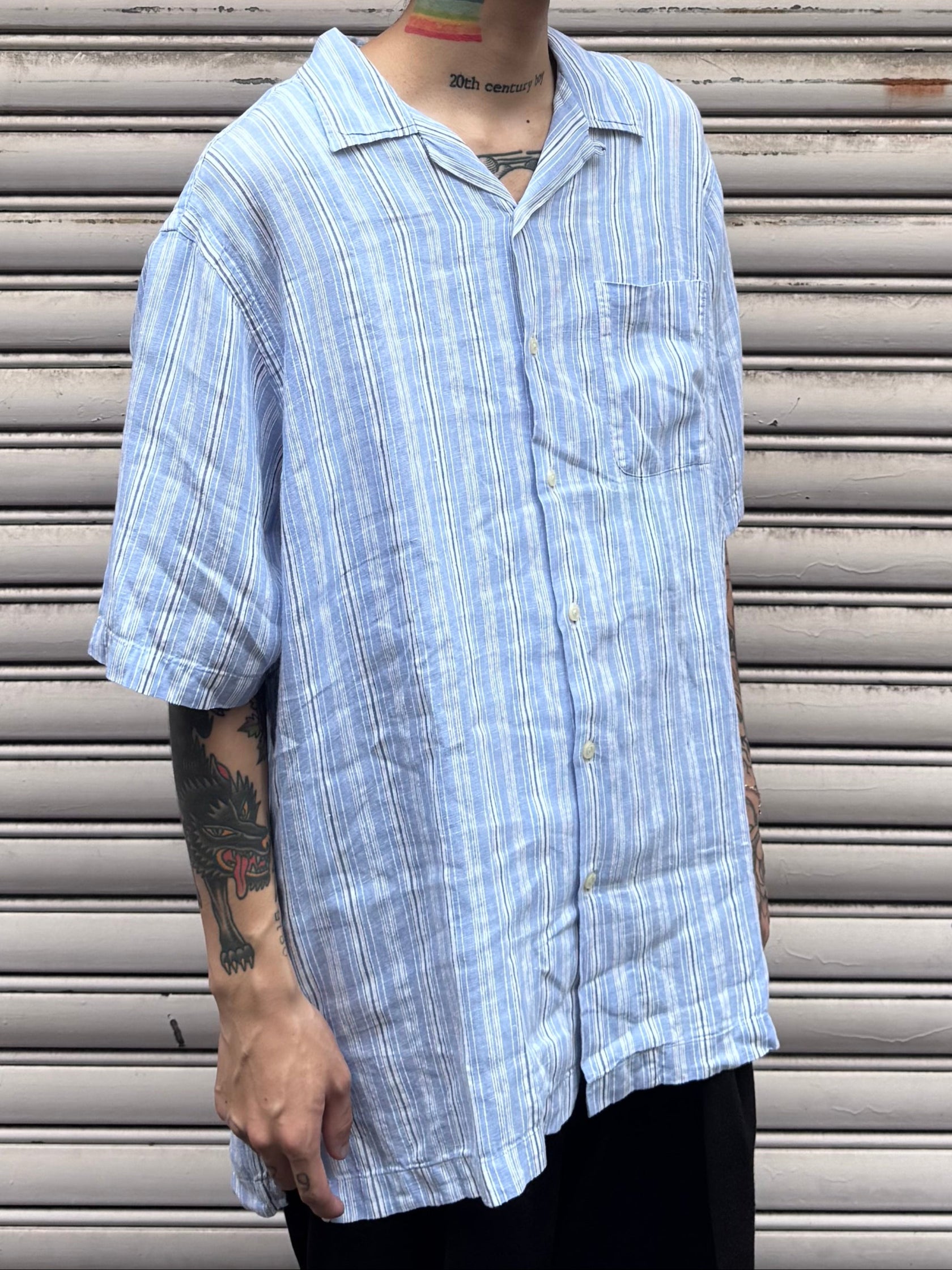 90's Ralph Lauren「CALDWELL」 オープンカラーシャツ