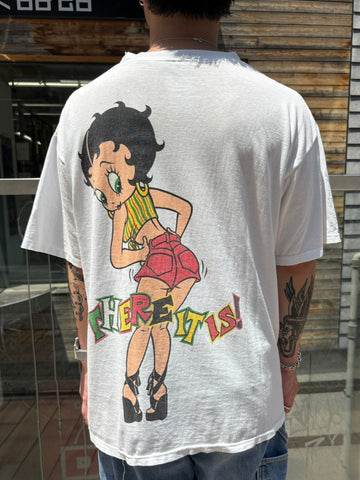 90's BETTY BOOP「BOOP! / HERE IT IS!」キャラクターTシャツ