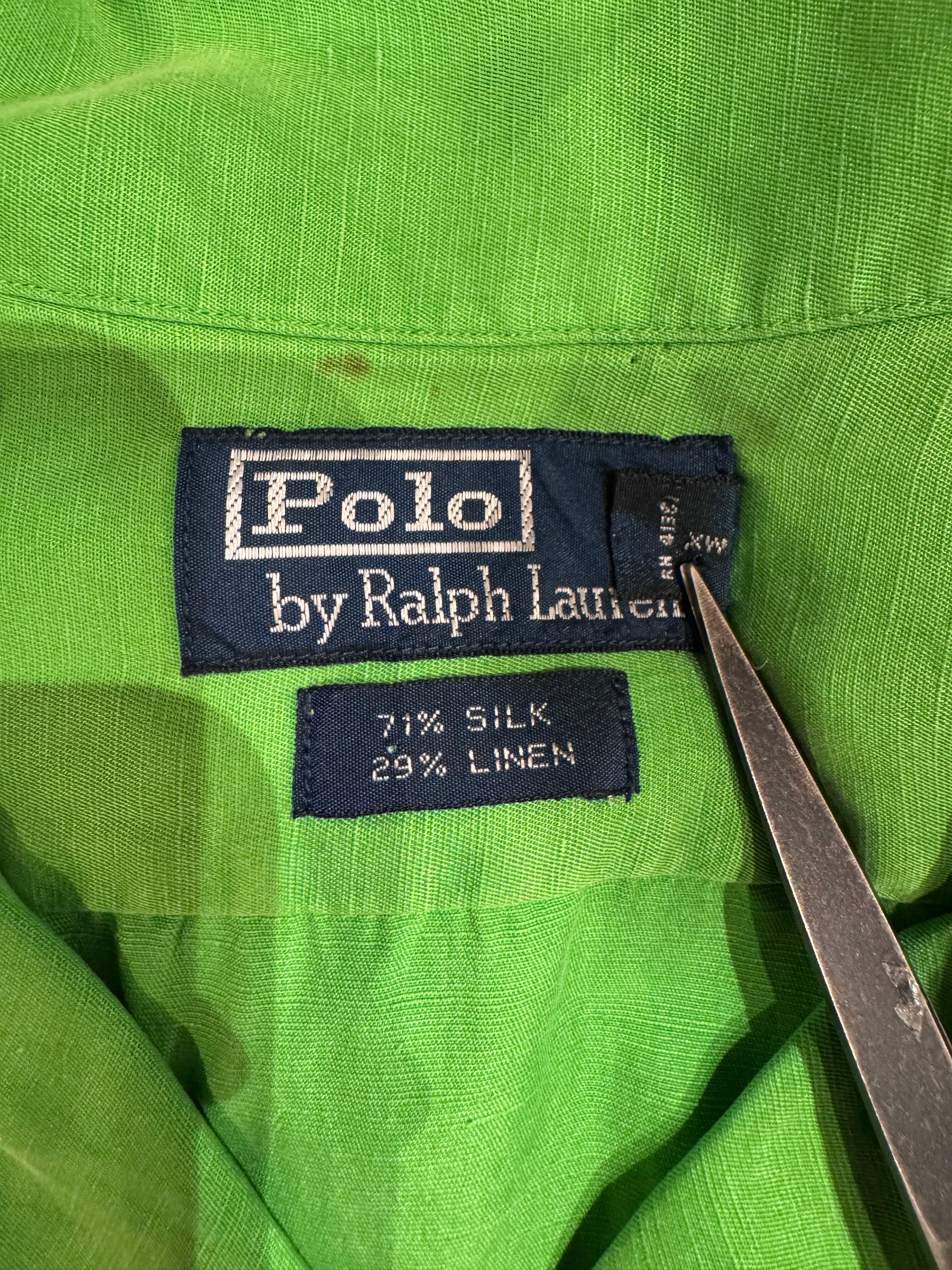 90's Ralph Lauren オープンカラーシャツ