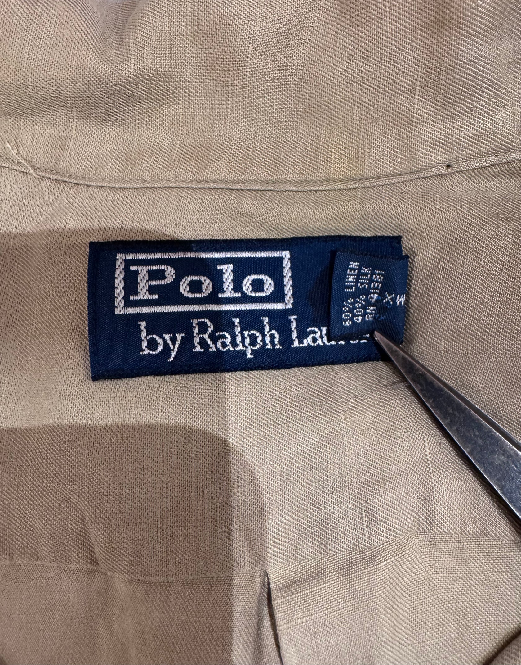 90's Ralph Lauren オープンカラーシャツ