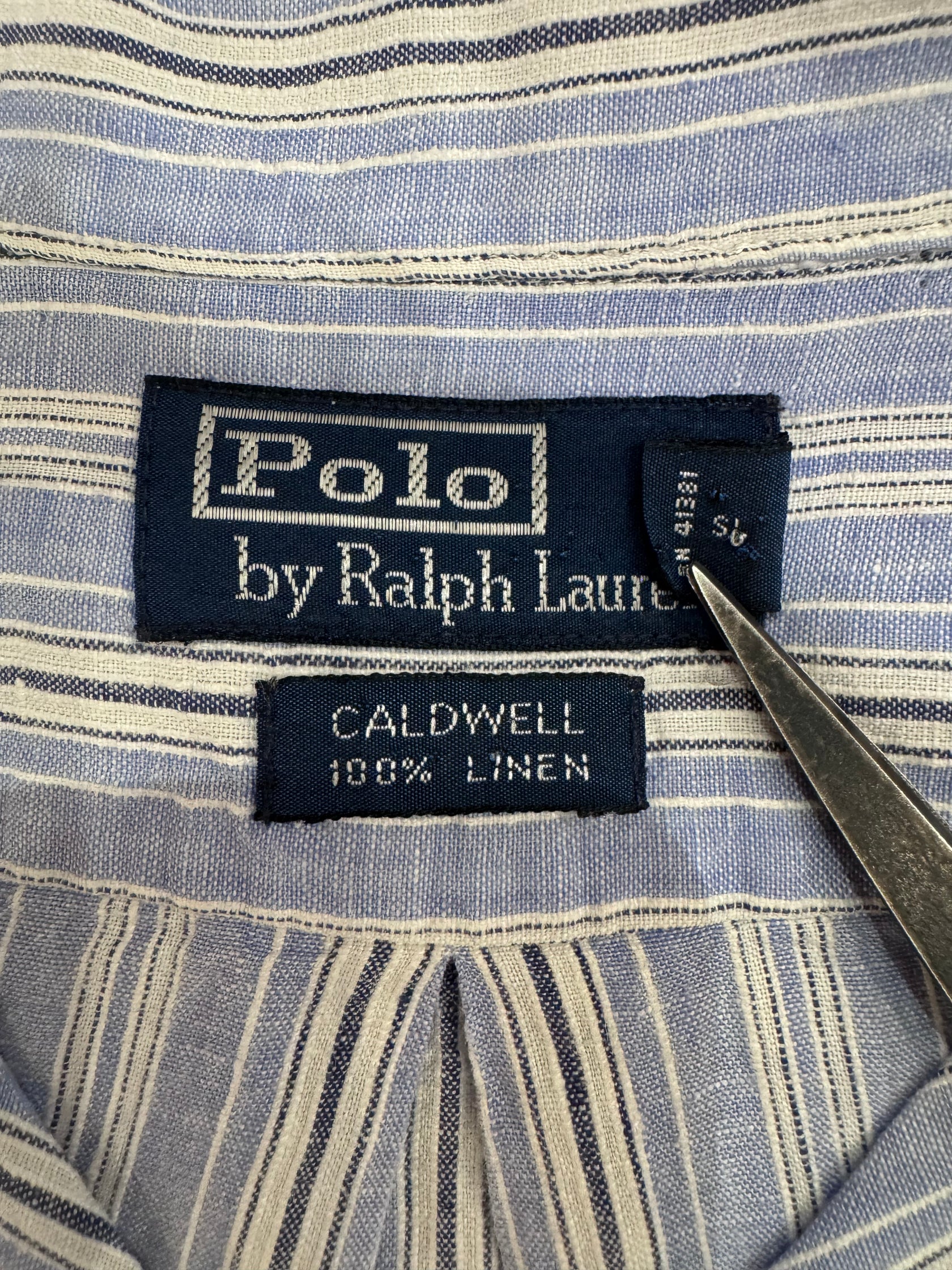 90's Ralph Lauren「CALDWELL」 オープンカラーシャツ