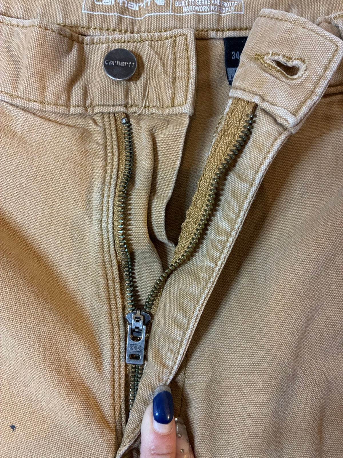 Carhartt「DOUBLE NKEE」ダックパンツ
