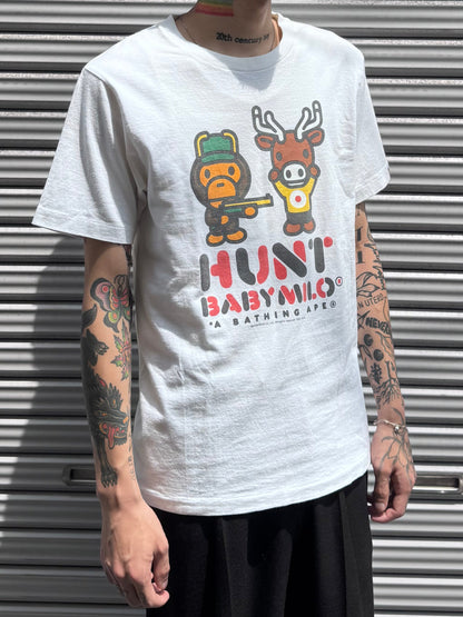 90’s~00's A BATHING APE「HUNT BABYMILO」Tシャツ