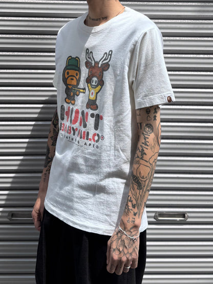 90’s~00's A BATHING APE「HUNT BABYMILO」Tシャツ