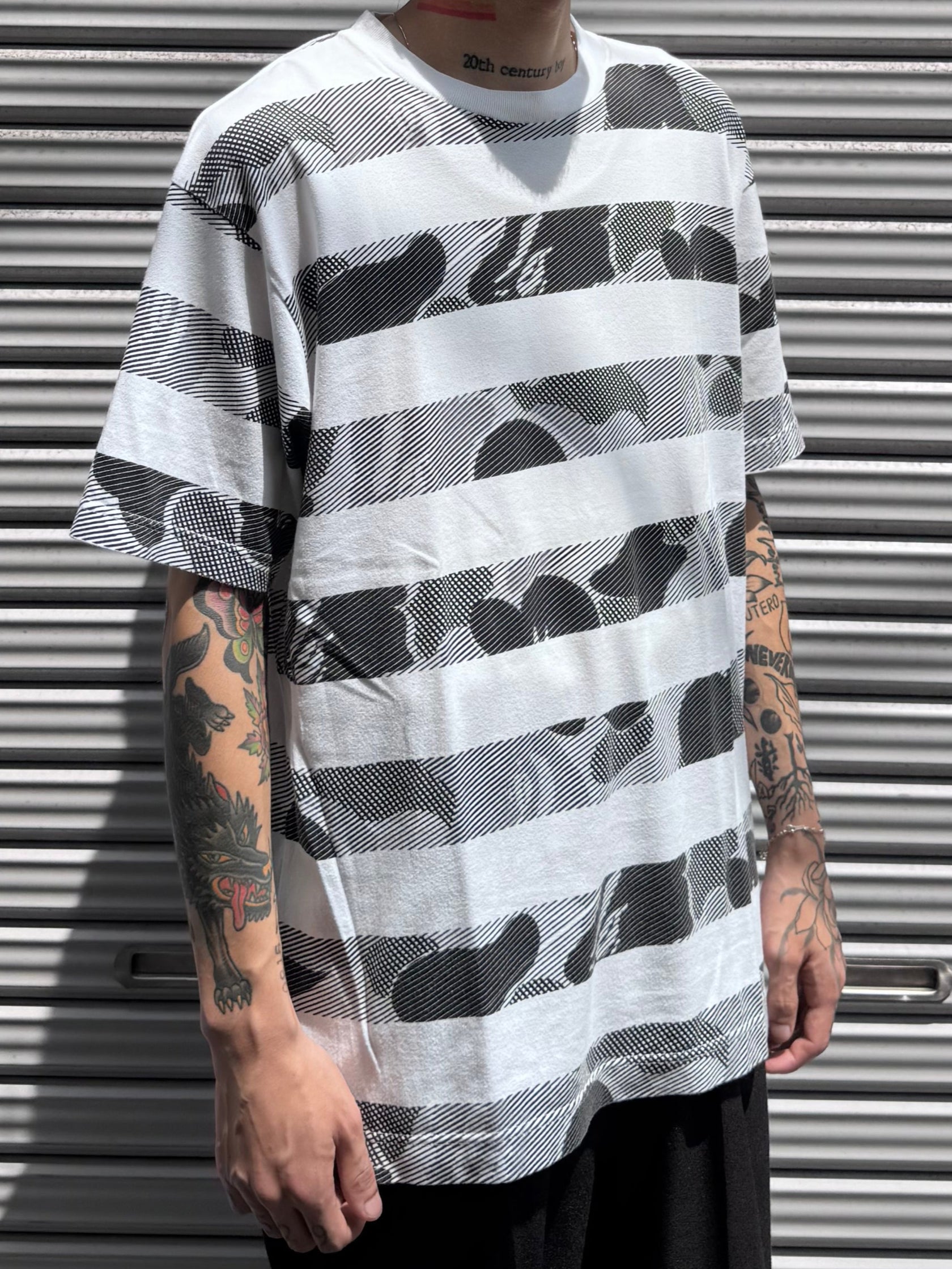 90’s~00's A BATHING APE「camouflage border」Tシャツ