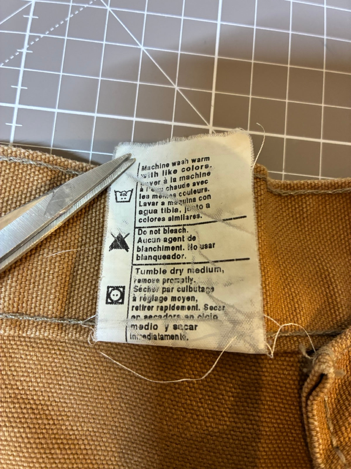00's Carhartt「DOUBLE NKEE」USA製 ダックパンツ