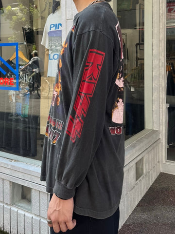 90's KISS「WORLD TOUR 96/97」バンドロングTシャツ×