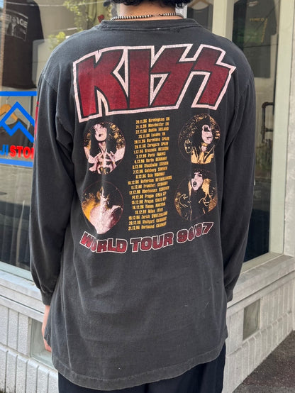 90's KISS「WORLD TOUR 96/97」バンドロングTシャツ×