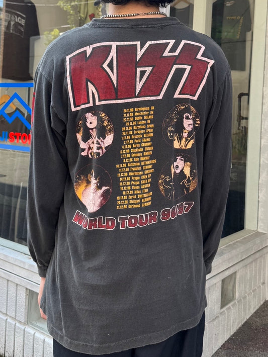 90's KISS「WORLD TOUR 96/97」バンドロングTシャツ×